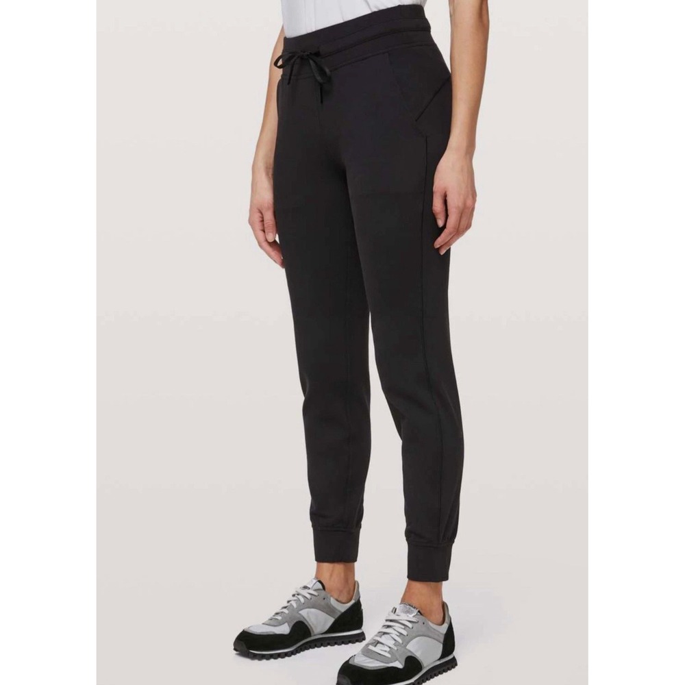 Lululemon Ready to Rulu Black Jogger Pants Mid Rise 29" Inseam Womens Size 6